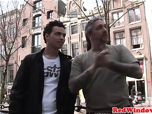 Real amsterdam escort pussylicked and torn up